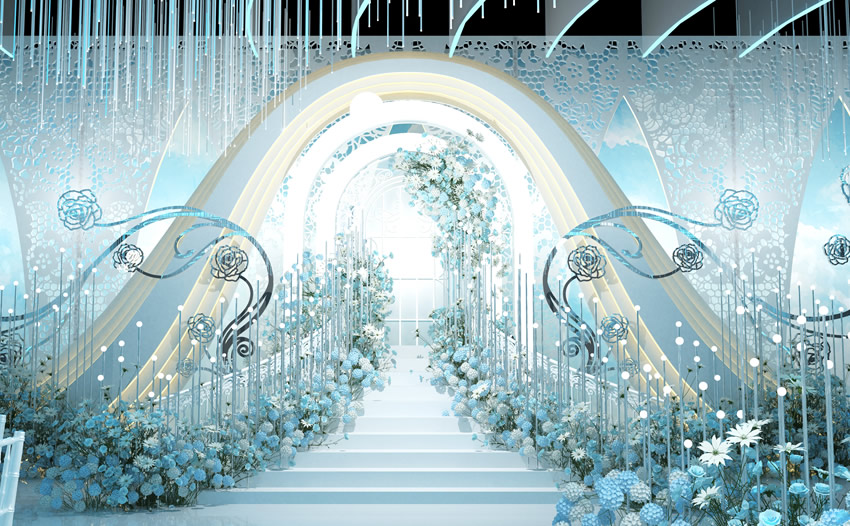 秦都釡香烙馍村水晶厅效果展示